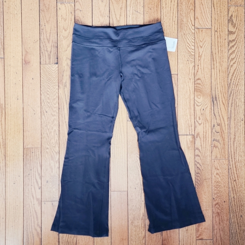 NWT Lululemon Groove Pant Slim Black Sz 12 Lulon Yoga Sport Track